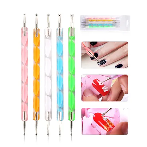 Set chấm bi 5 cây đủ size đa năng tạo hình vô số mẫu nail xinh