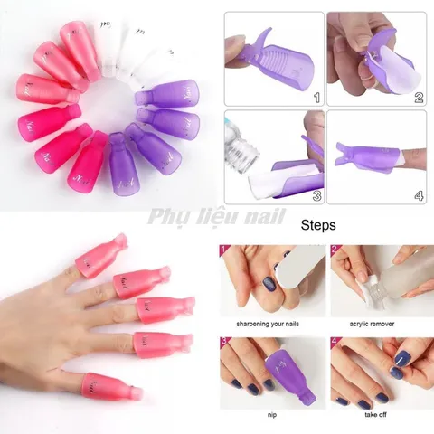Kẹp ủ phá gel chân tay chuyên dụng nhành nail