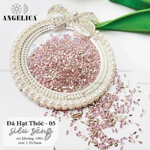 Set 100v Đá Mix Ngọc ANGEL Mẫu Mới - Phụ Kiện Đính Móng Siêu Sáng Đẹp Chính Hãng [ TÚ ANH NAIL ]