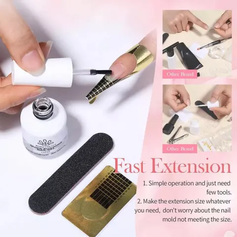 [ Hàng chuẩn ] Gel đắp móng dạng chai sơn Biab Building Gel Born Bretty tạo cầu móng gel ẩn đa năng siêu bền đẹp đủ màu