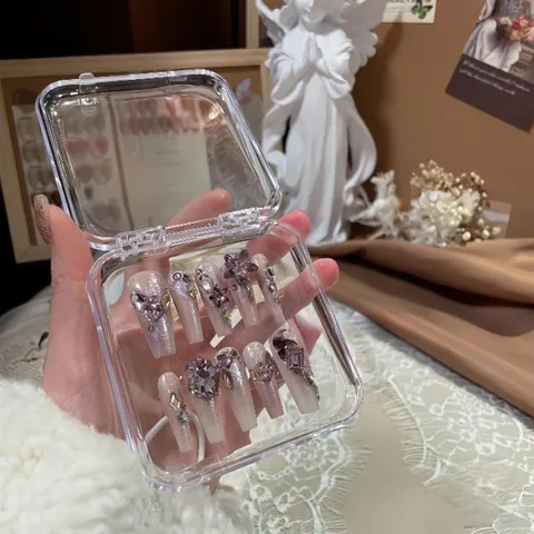Hộp meka đựng móng giả nailbox siêu sang đẹp mẫu mới cực HOT