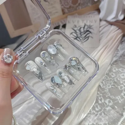 Hộp meka đựng móng giả nailbox siêu sang đẹp mẫu mới cực HOT