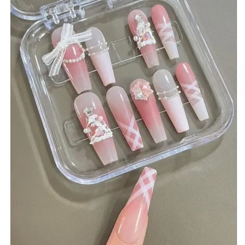 Hộp meka đựng móng giả nailbox siêu sang đẹp mẫu mới cực HOT