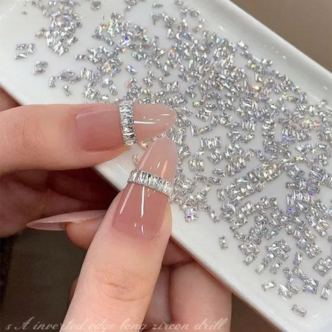 [ HOT ] Đá Khối Chữ Nhật Mini Set 100V Hiệu Ứng Lấp Lánh Siêu Sáng Tạo 1001 Mẫu Nail Đẹp [ TÚ ANH NAIL ]