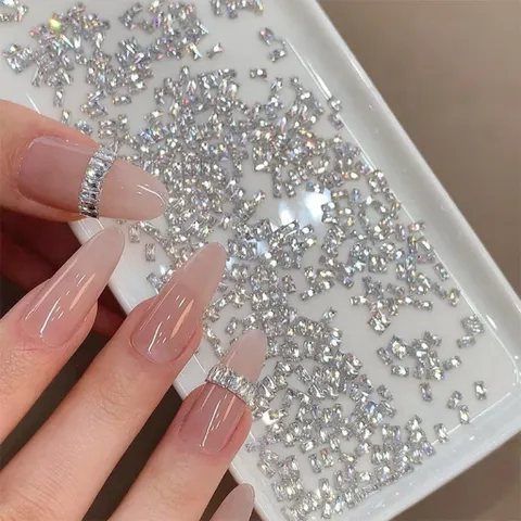 [ HOT ] Đá Khối Chữ Nhật Mini Set 100V Hiệu Ứng Lấp Lánh Siêu Sáng Tạo 1001 Mẫu Nail Đẹp [ TÚ ANH NAIL ]