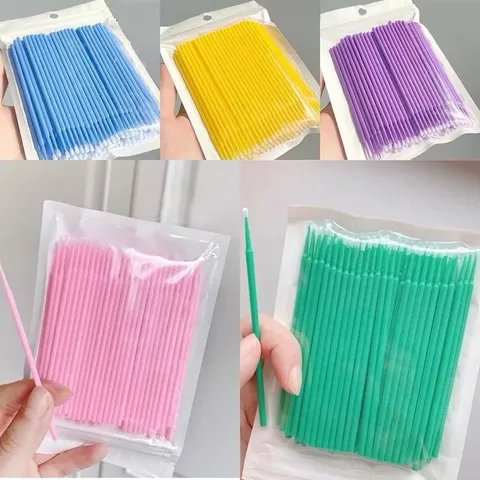 Tăm rửa mi - Tăm tháo mi  - Tăm vệ sinh mi đa năng bịch 100 chiếc ( loại 1 )