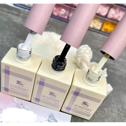 Sơn gel B.B.R màu Đen Trắng Sữa Gạo chuẩn loại 1 siêu đặc đẹp chai 15ml