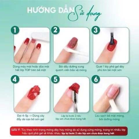 Dung dịch phá gel siêu tốc Vinimay Chính Hãng chai 15ml ( MẪU MỚI)