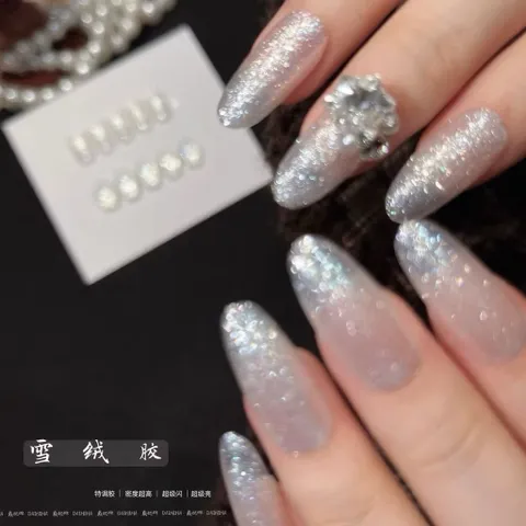 Sơn gel nhũ tuyết kim cương hiệu ứng phát sáng lấp lánh bling bling mã HOT [ TÚ ANH NAIL ]