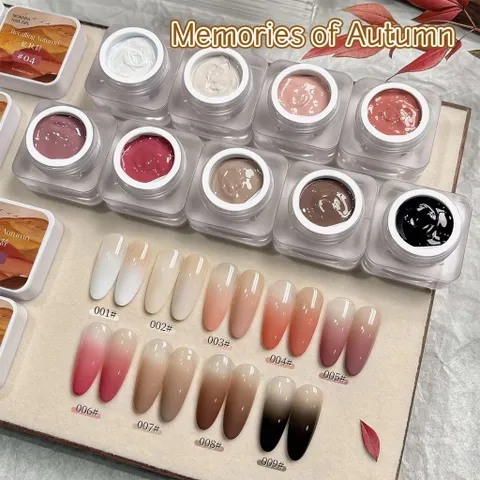 [ HOT ] Gel Dặm Ombre Mã Mới Tông Màu Cơ Bản Che Khuyết Điểm Cho Móng Tạo Mẫu Nail Ombre Sơn Vẽ Đa Năng [ TÚ ANH NAIL ]