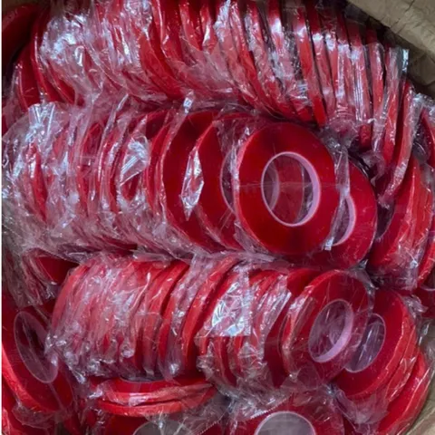 Băng dính đỏ 10m băng dính trong đa năng dán Nailbox , làm Fan mi đang năng ngành nail mi