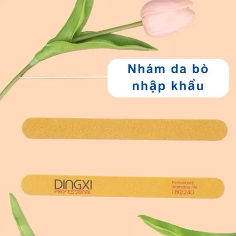( Giá sỉ ) Lốc 50 dũa da bò cao cấp Dingxi mỏng 180/240 chuẩn Loại 1 bền gấp 5 lần dũa thường chuyên dụng Ngành Nail