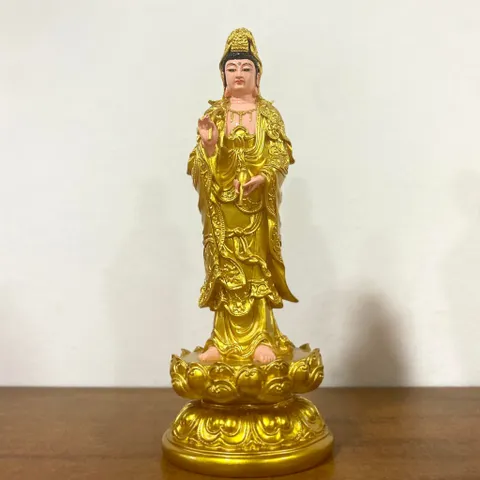 Tôn Tượng Quan Âm Bồ Tát Đứng 45cm Nhựa Composite - B192.300
