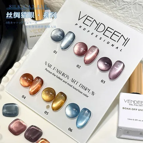 Set sơn mắt mèo ánh trăng cực quang cao cấp 6 màu siêu sáng mẫu mới cực HOT ( Tặng kèm bảng màu)