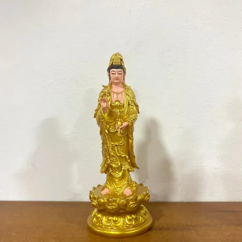 Tôn Tượng Quan Âm Bồ Tát Đứng 45cm Nhựa Composite - B192.300