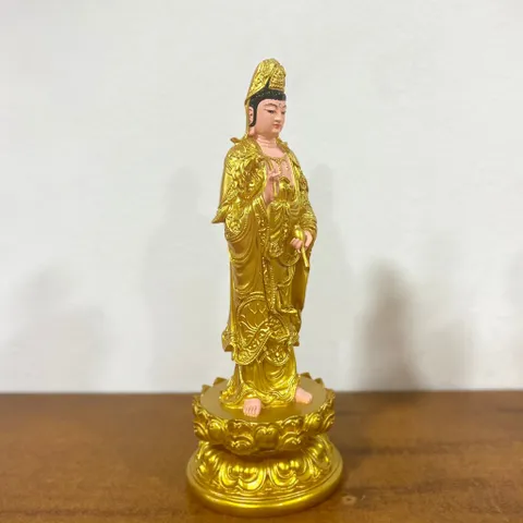 Tôn Tượng Quan Âm Bồ Tát Đứng 45cm Nhựa Composite - B192.300
