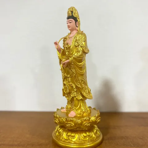 Tôn Tượng Quan Âm Bồ Tát Đứng 45cm Nhựa Composite - B192.300