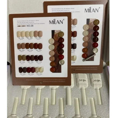 Set sơn nâu Milan 12 tông màu thời thượng cực HO.T chất siêu đặc đẹp ( Tặng kèm bảng màu )
