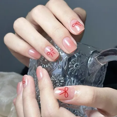 Sticker hình dán nổi 5D trang trí móng mẫu nơ đính đá siêu xinh (HOT)