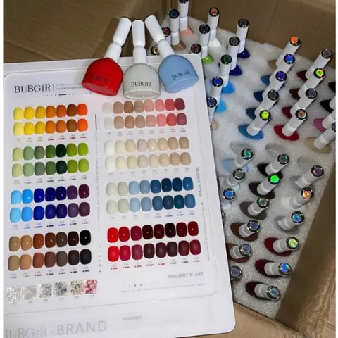 Set Sơn 66 Màu BUBGIR Cao Cấp Đủ Tông Thạch - Nhũ Siêu Đẹp Tặng Kèm Bảng Màu Base Top Xịn [ TÚ ANH NAIL ]