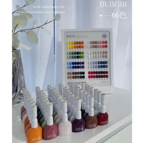 Set Sơn 66 Màu BUBGIR Cao Cấp Đủ Tông Thạch - Nhũ Siêu Đẹp Tặng Kèm Bảng Màu Base Top Xịn [ TÚ ANH NAIL ]