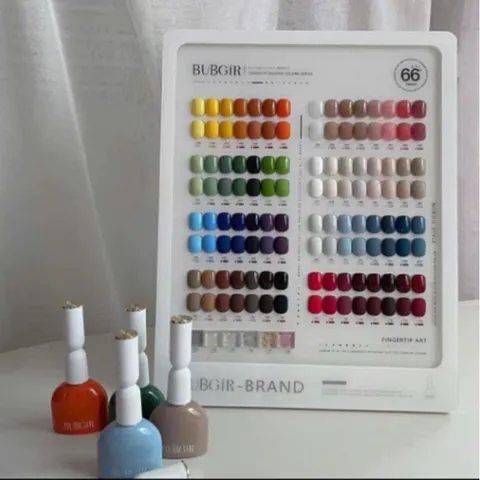 Set Sơn 66 Màu BUBGIR Cao Cấp Đủ Tông Thạch - Nhũ Siêu Đẹp Tặng Kèm Bảng Màu Base Top Xịn [ TÚ ANH NAIL ]