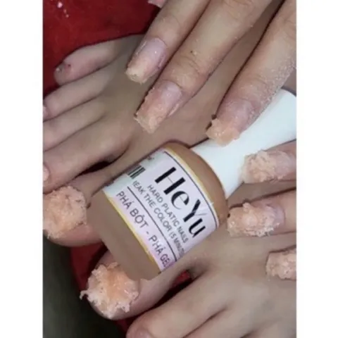 Chai dung dịch Nước phá gel bột Heyu Phonic 2 in 1 siêu tốc không nóng rát chính hãng