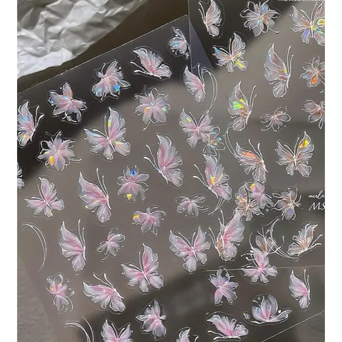 Sticker hình dán nổi 5D nhiều mẫu mới nhất dán trang trí móng siêu đẹp