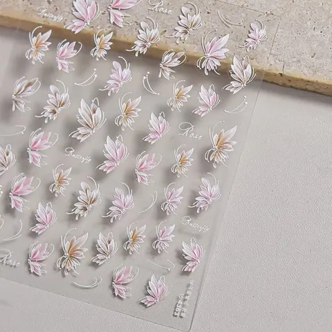 Sticker hình dán móng lụa 5D mẫu mới siêu đẹp nhiều kiểu Hot