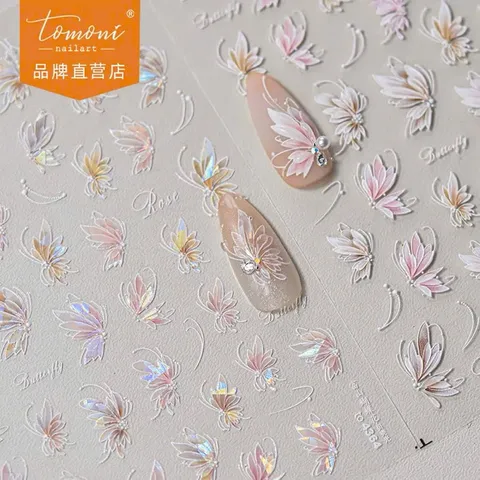 Sticker hình dán móng lụa 5D mẫu mới siêu đẹp nhiều kiểu Hot