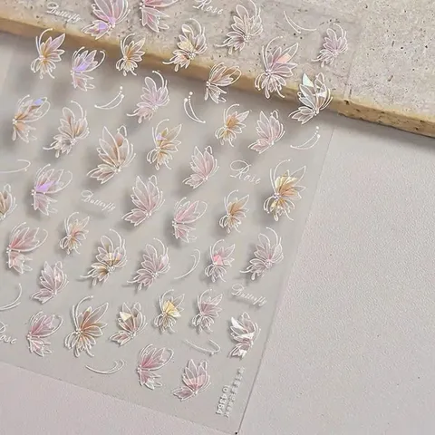 Sticker hình dán móng lụa 5D mẫu mới siêu đẹp nhiều kiểu Hot