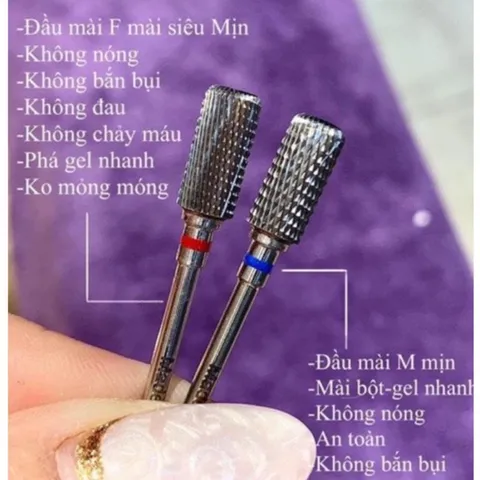 Đầu mài móng cao cấp thép Titan chuẩn mỹ siêu êm không nóng rát phạm da