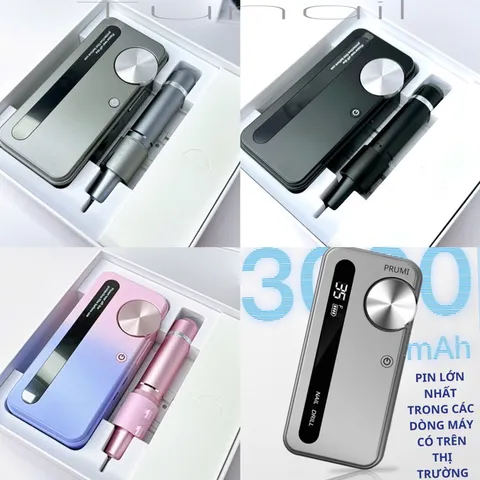 Máy Mài móng tích điện Nail Dirll M50 siêu êm khoẻ Pin trâu 12 tiếng đủ bộ tặng đầu mài chính hãng Bảo Hành