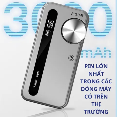 Máy Mài móng tích điện Nail Dirll M50 siêu êm khoẻ Pin trâu 12 tiếng đủ bộ tặng đầu mài chính hãng Bảo Hành