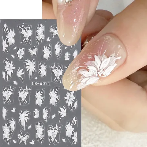 Sticker hình dán 5D dán móng siêu đẹp mẫu mới nhất cực HOT