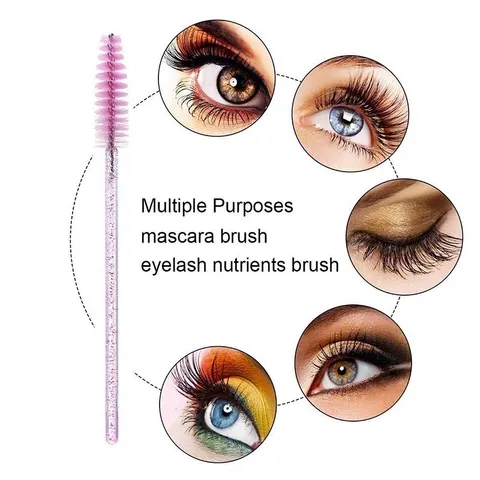 Chổi chải mi đa năng cao cấp chuyên dụng ngành mi set 50 chiếc