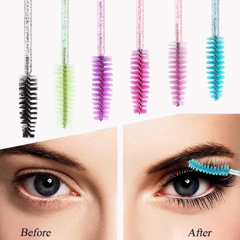 Chổi chải mi đa năng cao cấp chuyên dụng ngành mi set 50 chiếc