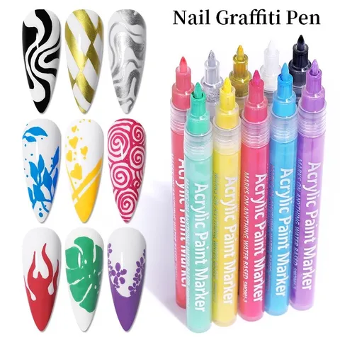 Bút vẽ nail nhiều màu siêu nhạy dễ vẽ HOT