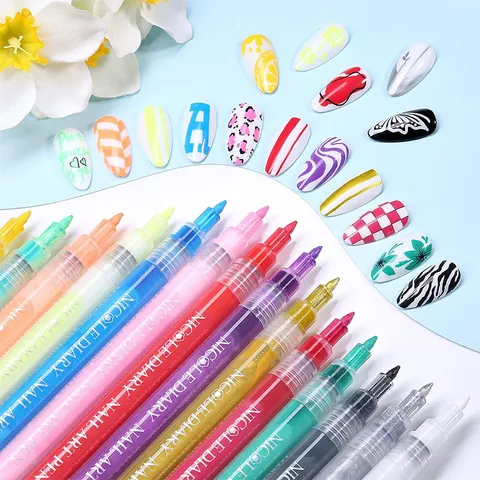 Bút vẽ nail nhiều màu siêu nhạy dễ vẽ HOT