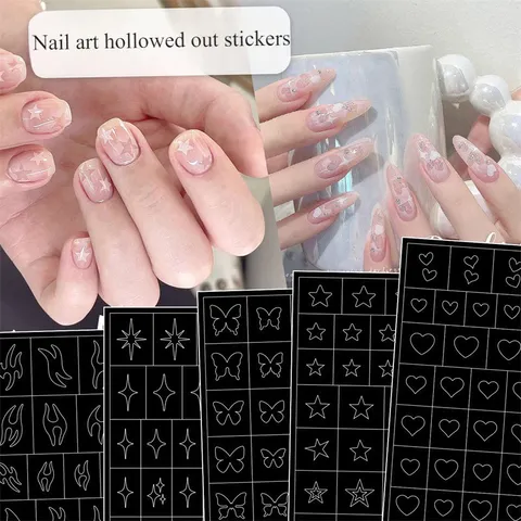 Sticker hình dán tạo fen dặm ombre nail nhiều mẫu siêu Hot
