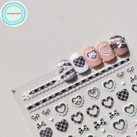 Sticker hình dán lụa 5D trang trí móng siêu phẩm mới nhất cực HOT