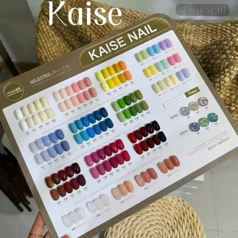Set Sơn Gel 68 Màu KAISE Cao Cấp Đủ Tông Thạch - Nhũ - Pastel Siêu Hot Tặng Kèm Bảng Màu Xịn [ TÚ ANH NAIL ]