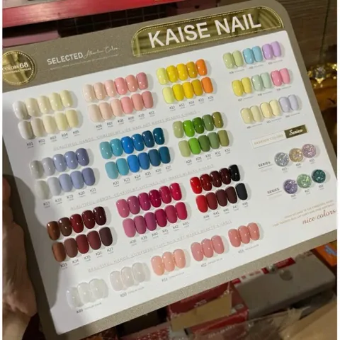 Set Sơn Gel 68 Màu KAISE Cao Cấp Đủ Tông Thạch - Nhũ - Pastel Siêu Hot Tặng Kèm Bảng Màu Xịn [ TÚ ANH NAIL ]