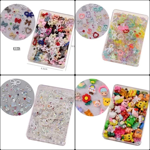 Set 50 cham nơ nail đính móng gắn nailbox siêu đẹp mix đủ mẫu siêu HOT
