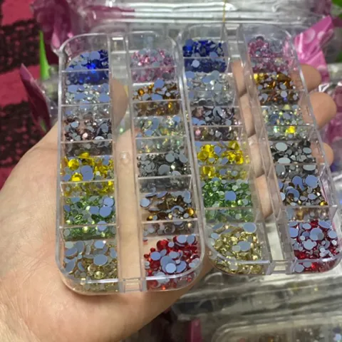 Đá khay 1440v chân lưới mix đủ size siêu sáng bền đính móng siêu đẹp TU NAIL