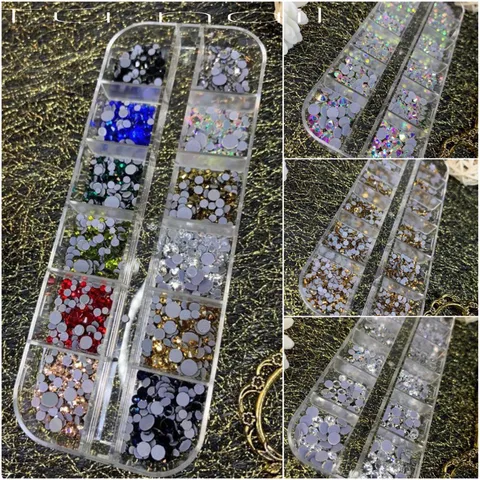 Đá khay 1440v chân lưới mix đủ size siêu sáng bền đính móng siêu đẹp TU NAIL