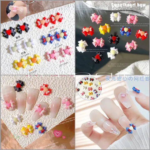 Cham nơ đính móng nailbox mẫu mới siêu đẹp set 30 chiếc
