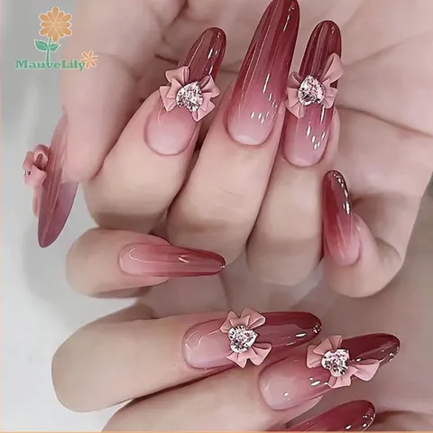 Cham nơ đính móng nailbox mẫu mới siêu đẹp set 30 chiếc