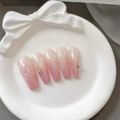 Sticker Nail hình dán lụa 9D trang trí móng mẫu mới siêu đẹp