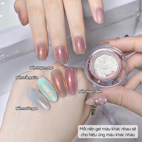 Tráng gương cực quang ra nhiều hiệu ứng khác nhau trên mỗi nền sơn mẫu mới siêu HOT